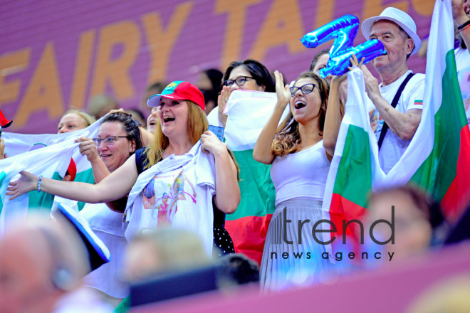 Rhythmic Gymnastics World Championships in Baku – holiday for spectators.Azerbaijan, Baku, September 19  2019